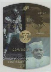 Deion Sanders [Gold] Football Cards 1998 SPx Prices