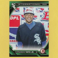 Fernando Tatis Jr. [Green] #II-FT Baseball Cards 2016 Bowman International Ink Prices