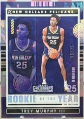 Trey Murphy III [Cracked Ice] Basketball Cards 2021 Panini Contenders Rookie of the Year Prices