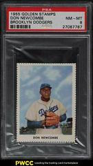 Don Newcombe [Brooklyn Dodgers] Baseball Cards 1955 Golden Stamps Prices
