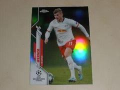 Timo Werner [Green Refractor] Soccer Cards 2019 Topps Chrome UEFA Champions League Prices