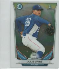 Julio Urias #2 Baseball Cards 2014 Bowman Chrome Mini Prices