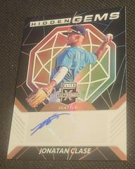Jonatan Clase[Hidden Gems] Baseball Cards 2021 Panini Elite Extra Edition Hidden Gems Signatures Prices