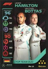Lewis Hamilton, Valtteri Bottas #15 Racing Cards 2020 Topps Turbo Attax Formula 1 Prices
