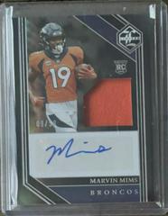 Marvin Mims [Rookie Patch Autograph] #124 Football Cards 2023 Panini Limited Prices