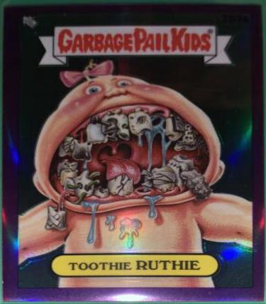 Toothie RUTHIE [Purple Refractor] #203a Prices | 2022 Garbage Pail Kids ...