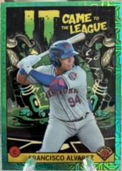 Francisco Alvarez [Green Refractor Mega Box Mojo] #ICFL-13 Baseball Cards 2022 Bowman Chrome It Came To The League Prices