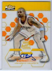 Carlos Boozer [Refractor Autograph] Basketball Cards 2002 Finest Prices