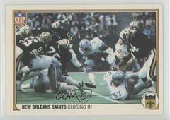 New Orleans Saints [Closing in] Football Cards 1983 Fleer Team Action Prices