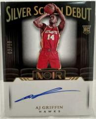 AJ Griffin [Autograph Platinum] #389 Basketball Cards 2022 Panini Noir Prices