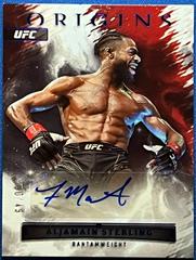 Aljamain Sterling [Blue] #OA-AST Ufc Cards 2023 Panini Chronicles UFC Origins Autographs Prices