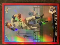 Mickey Mantle [Red Refractor] #7 Baseball Cards 2009 Topps Chrome Prices