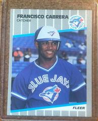 Francisco Cabrera Baseball Cards 1989 Fleer Update Prices