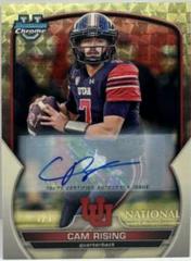 Cam Rising [Autograph Superfractor] #198 Football Cards 2023 Bowman Chrome University Prices