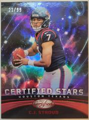 C. J. Stroud [Red] #CS-11 Football Cards 2023 Panini Certified Stars Prices