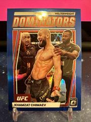 Khamzat Chimaev [Blue] #11 Ufc Cards 2023 Panini Donruss Optic UFC Dominators Prices