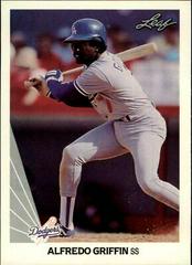 Alfredo Griffin Baseball Cards 1990 Leaf Prices