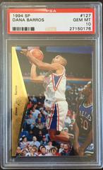 Dana Barros #127 Basketball Cards 1994 SP Prices