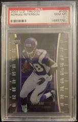 Adrian Peterson #103 Football Cards 2007 Upper Deck Trilogy Prices