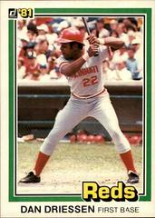 Dan Driessen Baseball Cards 1981 Donruss Prices