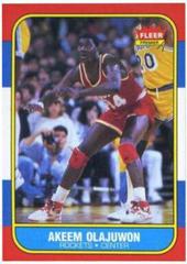 Akeem Olajuwon Basketball Cards 1986 Fleer Prices