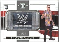 Grayson Waller #24 Wrestling Cards 2022 Panini Impeccable WWE Silver Logo Prices
