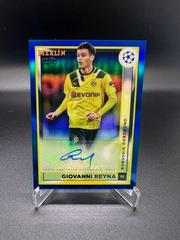 Giovanni Reyna [Blue] #AC-GR Soccer Cards 2022 Topps Merlin Chrome UEFA Club Competitions Autographs Prices
