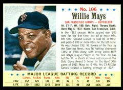 Willie Mays [Hand Cut] Baseball Cards 1963 Post Cereal Prices