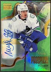 Nils Aman [Star Emeralds Autograph] Hockey Cards 2022 Skybox Metal Universe Premium Prospects Prices