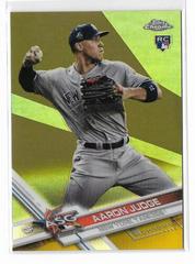 Aaron Judge [Gold Refractor] #HMT40 Baseball Cards 2017 Topps Chrome Update Prices