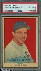 Frankie Baumholtz Baseball Cards 1954 Red Heart Prices