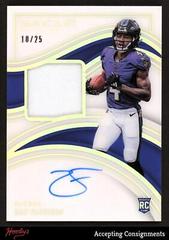 Zay Flowers [Gold] #30 Football Cards 2023 Panini Immaculate Signature Patch Rookie Prices