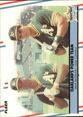 Mark McGwire, Jose Canseco #624 Baseball Cards 1988 Fleer Glossy Prices