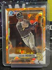 Victor Acosta [Orange] #BCP-151 Baseball Cards 2021 Bowman Chrome Sapphire Prospects Prices