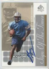 Reuben Droughns #DR Football Cards 2000 SP Authentic Sign of the Times Prices