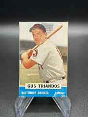 Gus Triandos [Hand Cut] #11 Baseball Cards 1960 Bazooka Prices