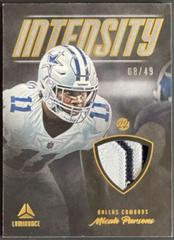 Micah Parsons [Gold] #INT-MPA Football Cards 2022 Panini Luminance Intensity Prices
