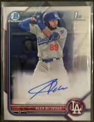 Alex De Jesus [HTA Choice Refractor] #CPA-AD Baseball Cards 2022 Bowman Chrome Prospect Autographs Prices