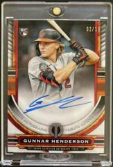 Gunnar Henderson [Red] #TA-GH Baseball Cards 2023 Topps Tribute Autographs Prices