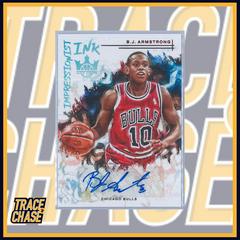 B. J. Armstrong [Ruby] #II-BJB Basketball Cards 2022 Panini Court Kings Impressionist Ink Prices