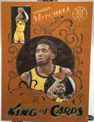 Donovan Mitchell [Orange] Basketball Cards 2021 Panini Illusions King of Cards Prices