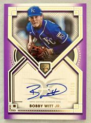 Bobby Witt Jr. [Purple] #DRA-BWJ Baseball Cards 2022 Topps Definitive Rookie Autographs Prices
