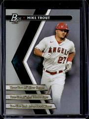 Mike Trout Baseball Cards 2022 Bowman Platinum Portfolios Prices