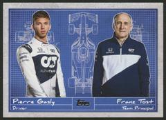Franz Tost, Pierre Gasly #D-16 Racing Cards 2021 Topps Formula 1 Debrief Prices