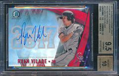Ryan Vilade [Red Refractor] Baseball Cards 2017 Bowman Draft Class of Autographs Prices