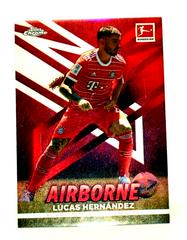Lucas Hernandez [Red] Soccer Cards 2022 Topps Chrome Bundesliga Airborne Prices