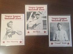 Bill Byrd Baseball Cards 1986 Fritsch Negro League Baseball Stars Prices