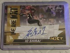 Io Shirai [Gold] #A-IS Wrestling Cards 2021 Topps WWE We Are NXT Autographs Prices