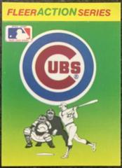 Chicago Cubs Baseball Cards 1990 Fleer Action Series Stickers Prices