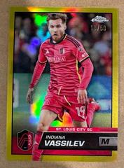 Indiana Vassilev [Gold] #23 Soccer Cards 2023 Topps Chrome MLS Prices